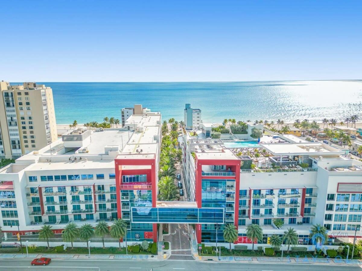Best Stay - Rooftop Pool - Hollywood Beach Board - Walk Exterior foto