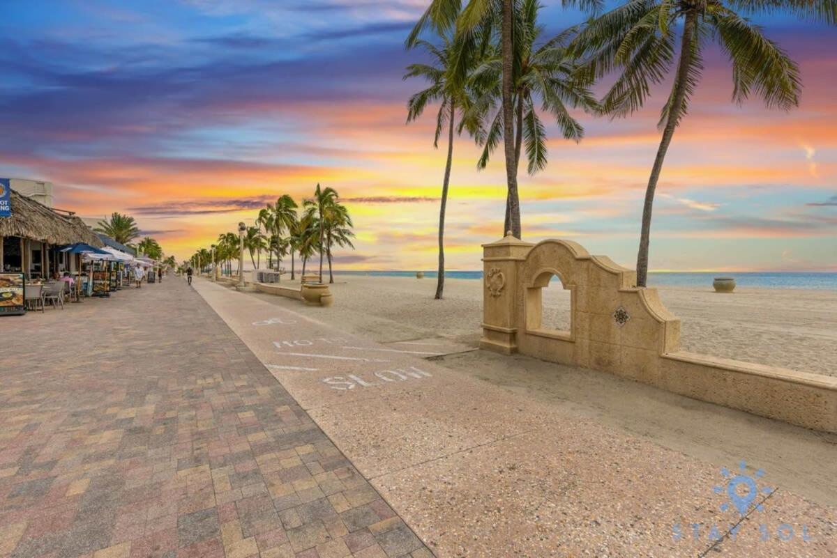 Best Stay - Rooftop Pool - Hollywood Beach Board - Walk Exterior foto